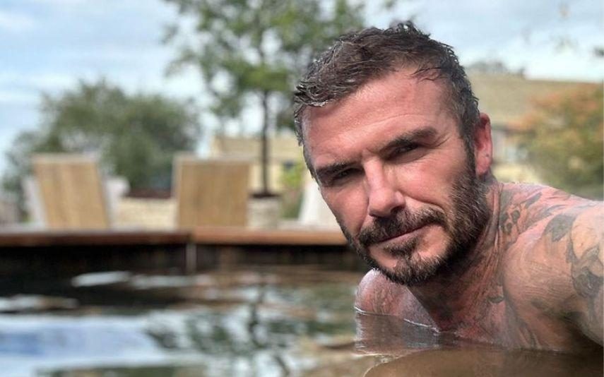 David Beckham toma banho gelado e filma o momento