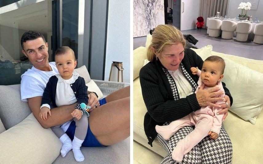 Cristiano Ronaldo Bella Esmeralda completa um ano! CR7 e Dolores Aveiro deixam mensagem