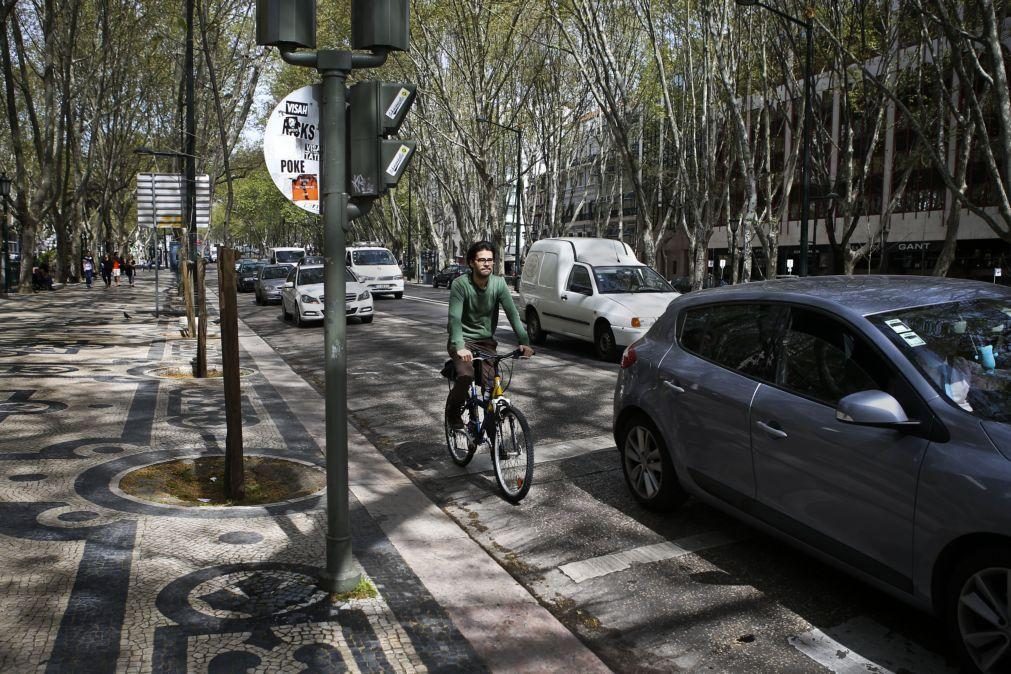 Poluição acima dos limites legais na Avenida da Liberdade em Lisboa