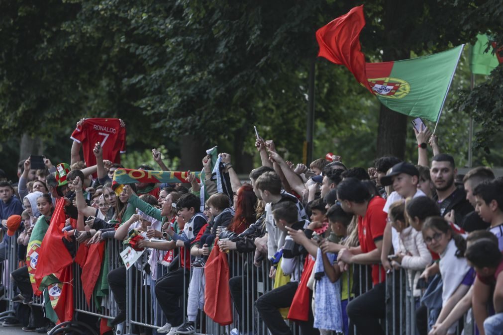 Euro2004: Seleção portuguesa de futebol já está na Alemanha