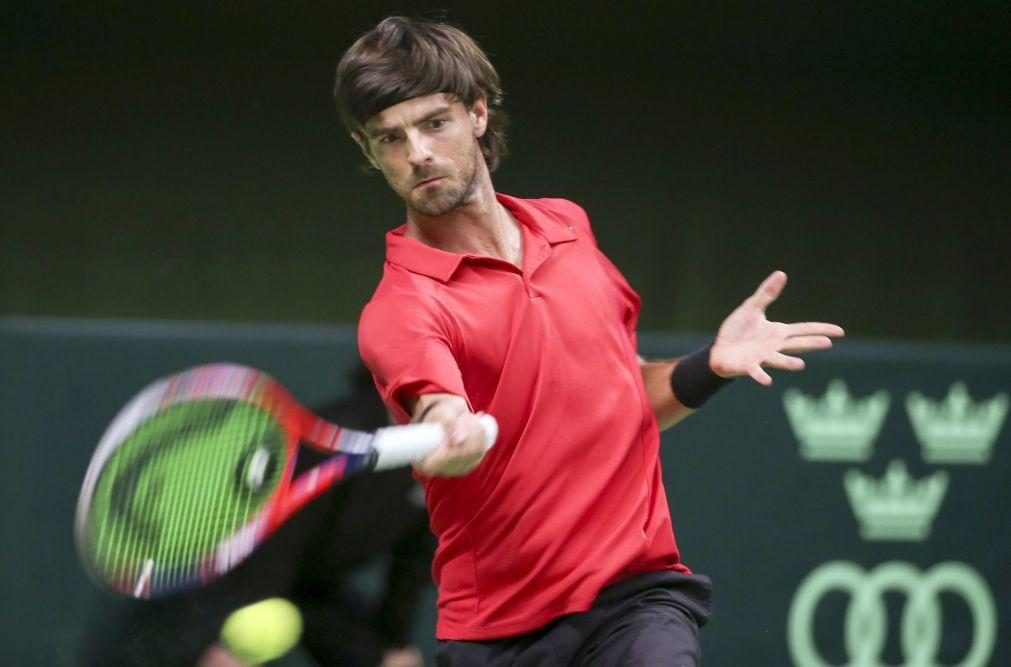 Gastão Elias nos quartos de final do challenger de Poznan