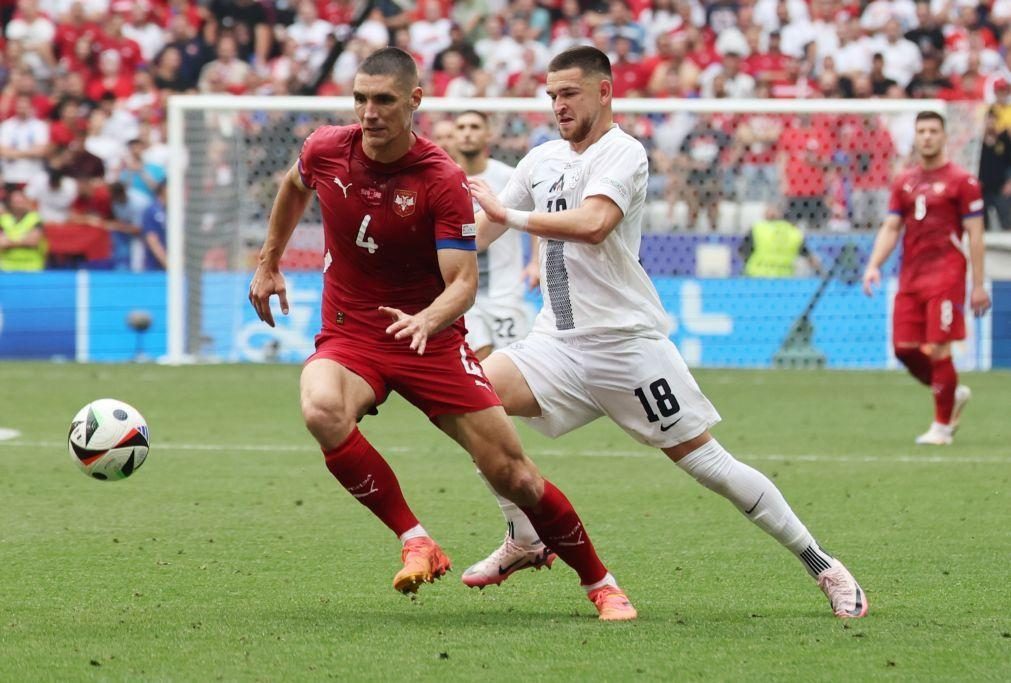 Euro2024: Sérvia 'empata' Eslovénia aos 90+5 minutos com golo de Jovic