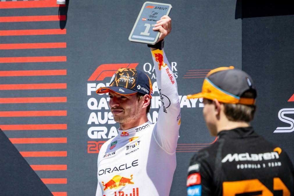 Verstappen vence corrida sprint do GP da Áustria e cimenta liderança do Mundial