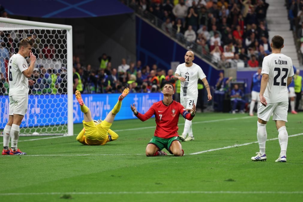 Portugal e Eslovénia empatados a zero no final do tempo regulamentar