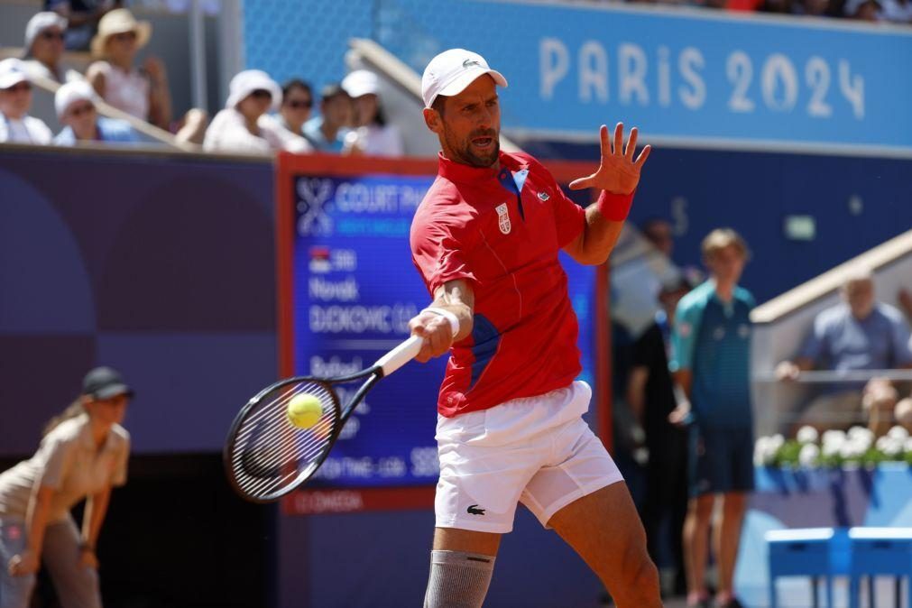 Paris2024: Djokovic domina Nadal na segunda ronda do torneio de ténis