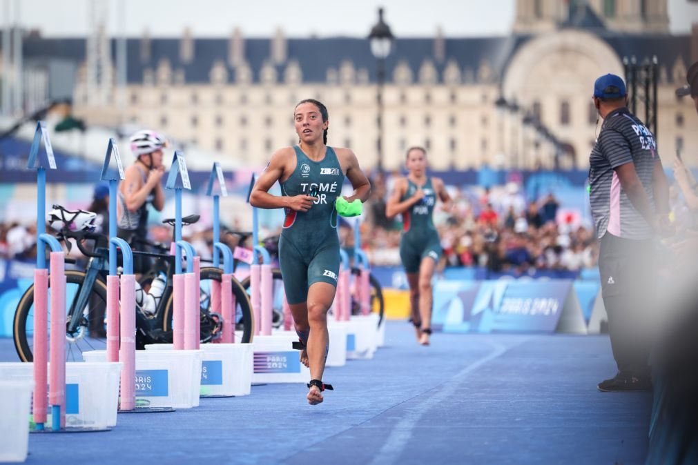 Maria Tomé termina em 11.º no triatlo, Melanie Santos foi 45.ª em Paris2024