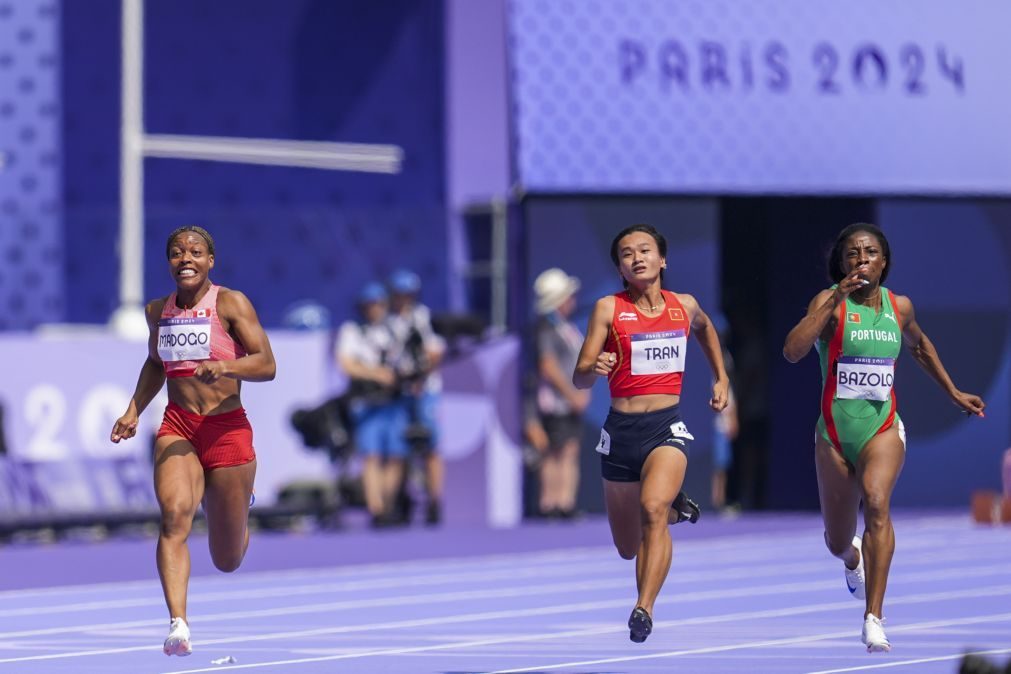 Lorène Bazolo eliminada na primeira ronda dos 100 metros de Paris2024