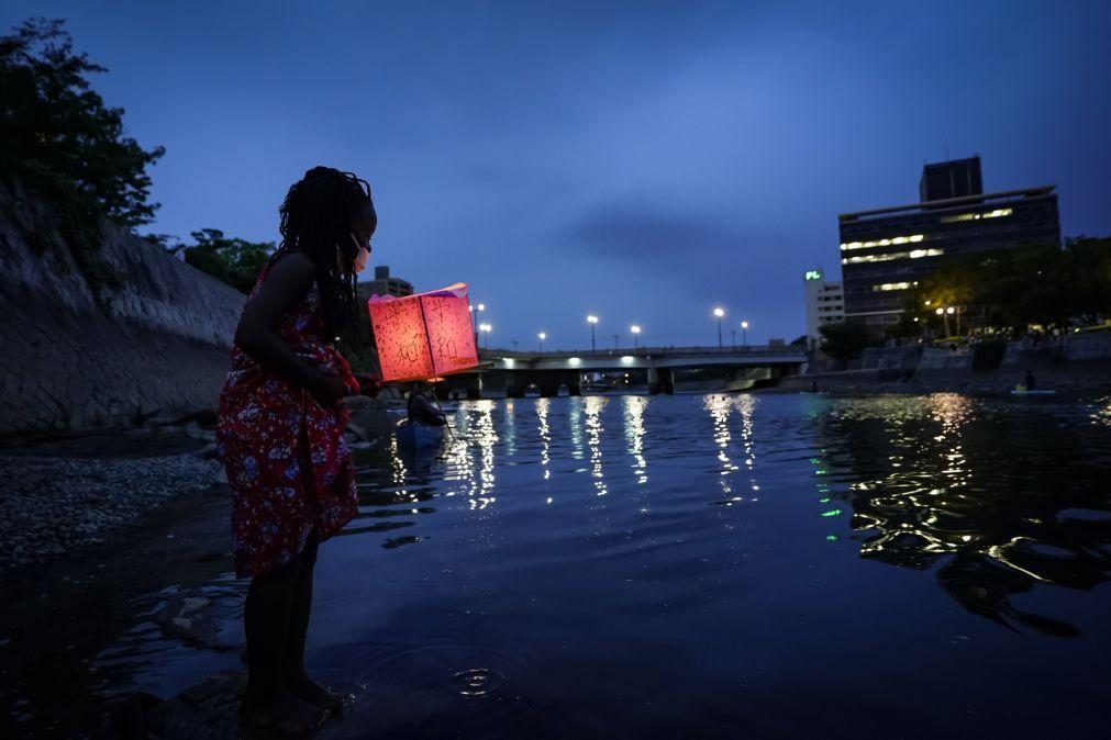 Hiroshima recorda mortos no 79.º aniversário da primeira bomba atómica