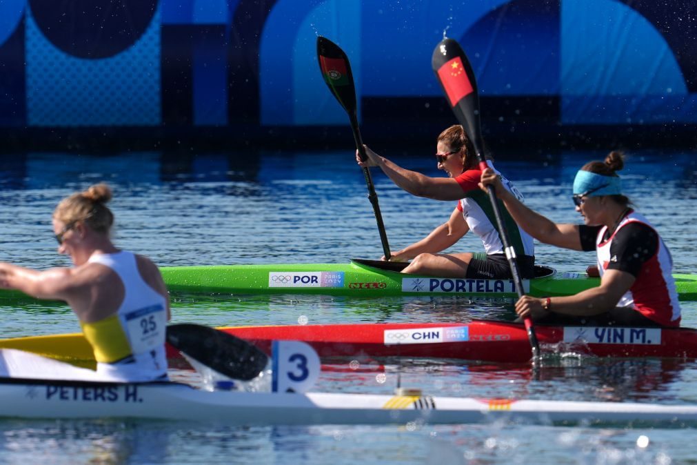 Canoísta Teresa Portela falha final de K1 500 metros em Paris2024