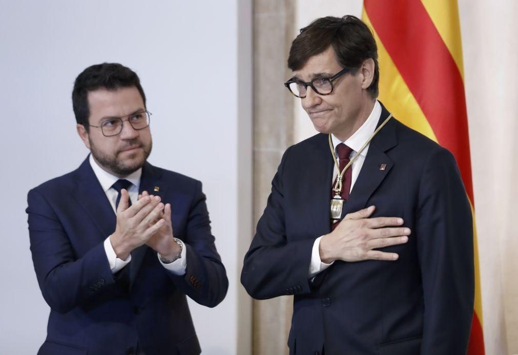 Socialista Salvador Illa toma posse como presidente da Generalitat da Catalunha