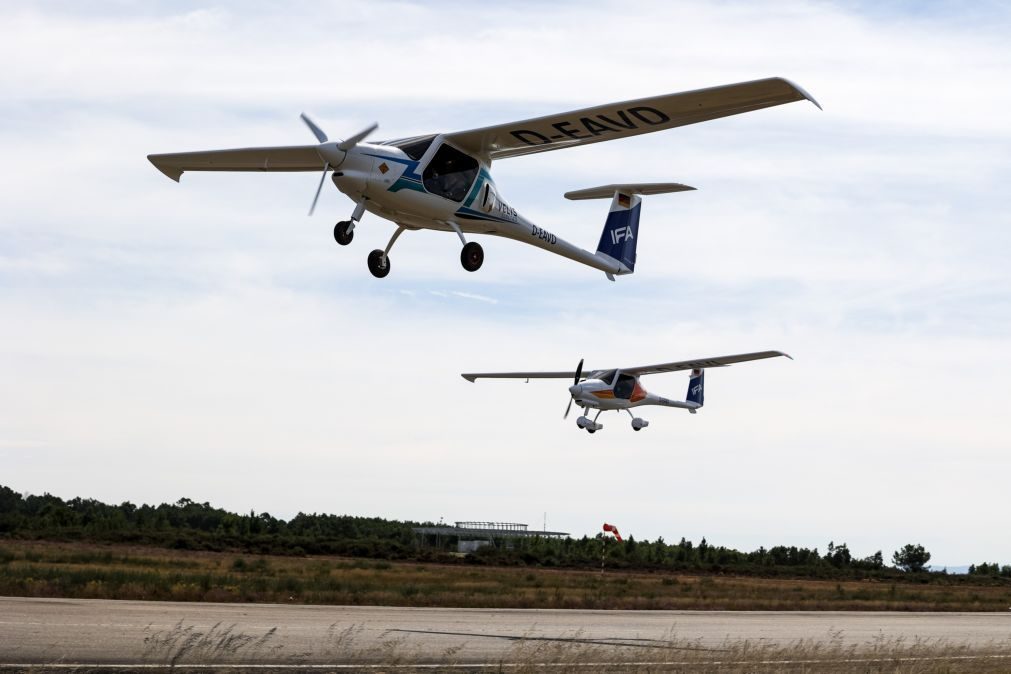 Primeiro avião 100% elétrico certificado usado em instrução em Viseu