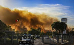 Combate ao fogo no concelho do Seixal reforçado com cinco meios aéreos