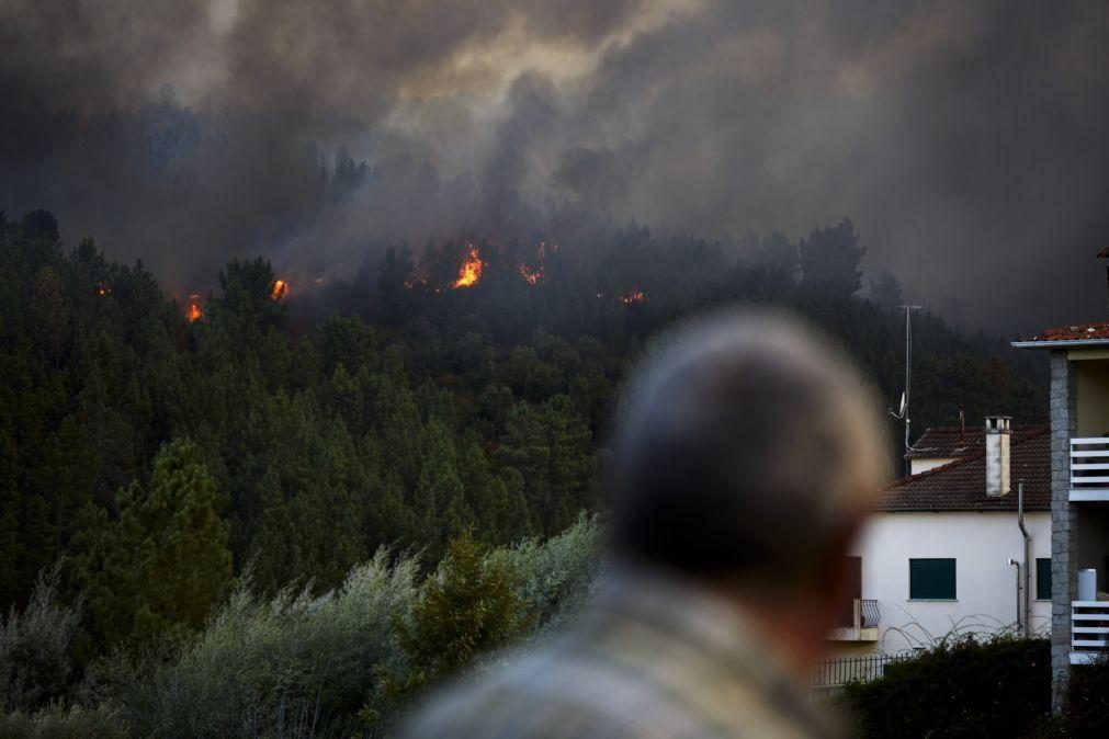 Fogo em Seia está em resolução