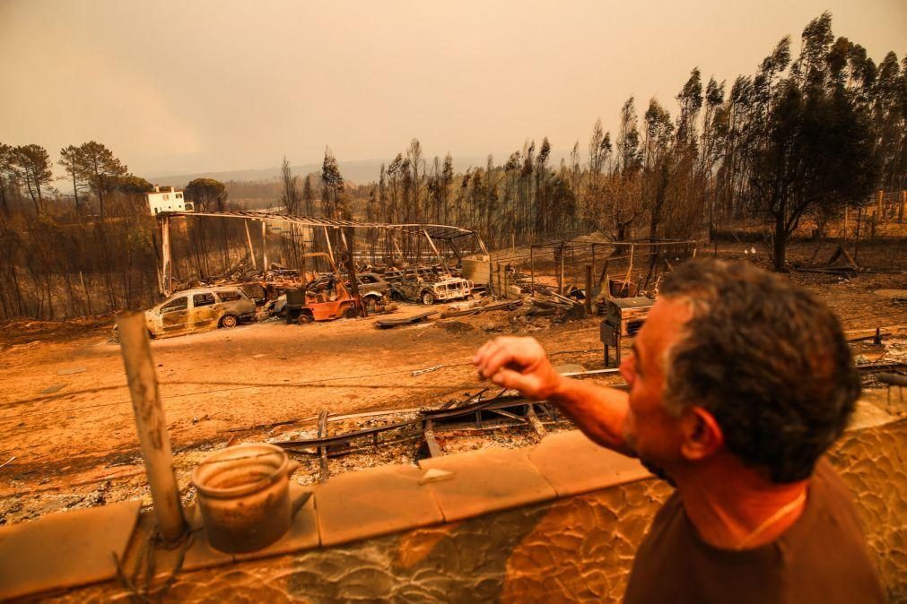 Fogo em Albergaria-a-Velha em resolução