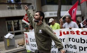 Mais de 2.000 trabalhadores de autarquias protestam em Lisboa por melhores salários