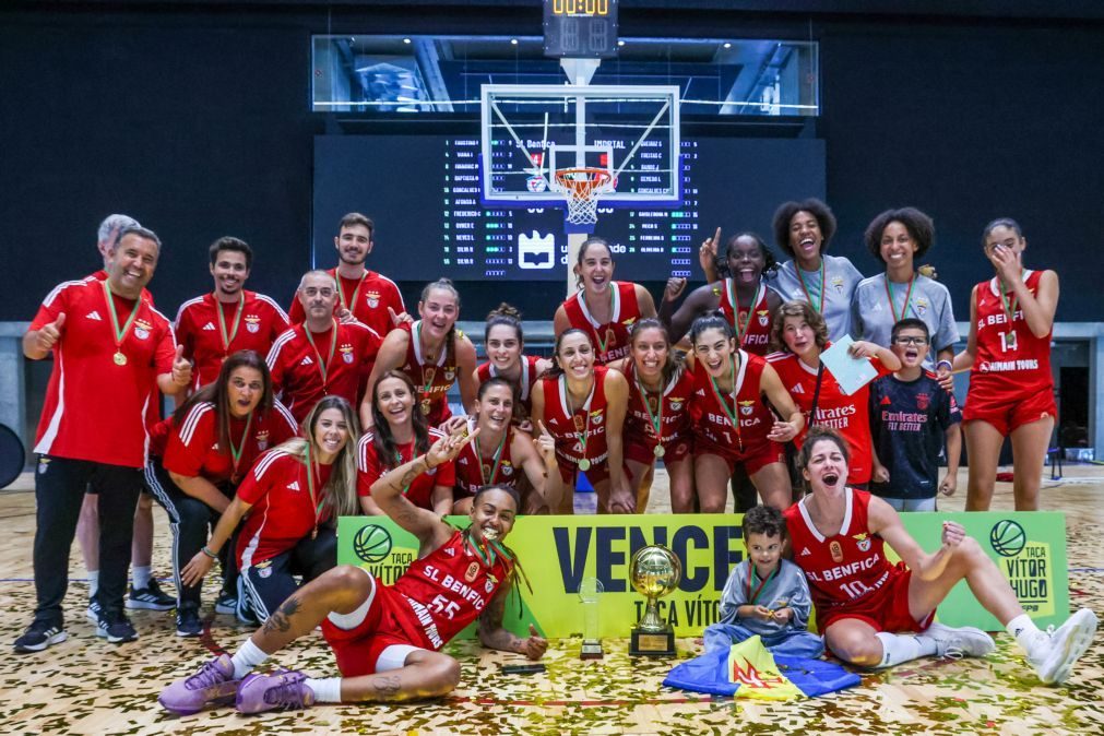 Benfica conquista Taça Vítor Hugo feminina de basquetebol pela quarta vez