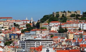 Ativistas do Climáximo pintam Castelo de São Jorge em ação de protesto