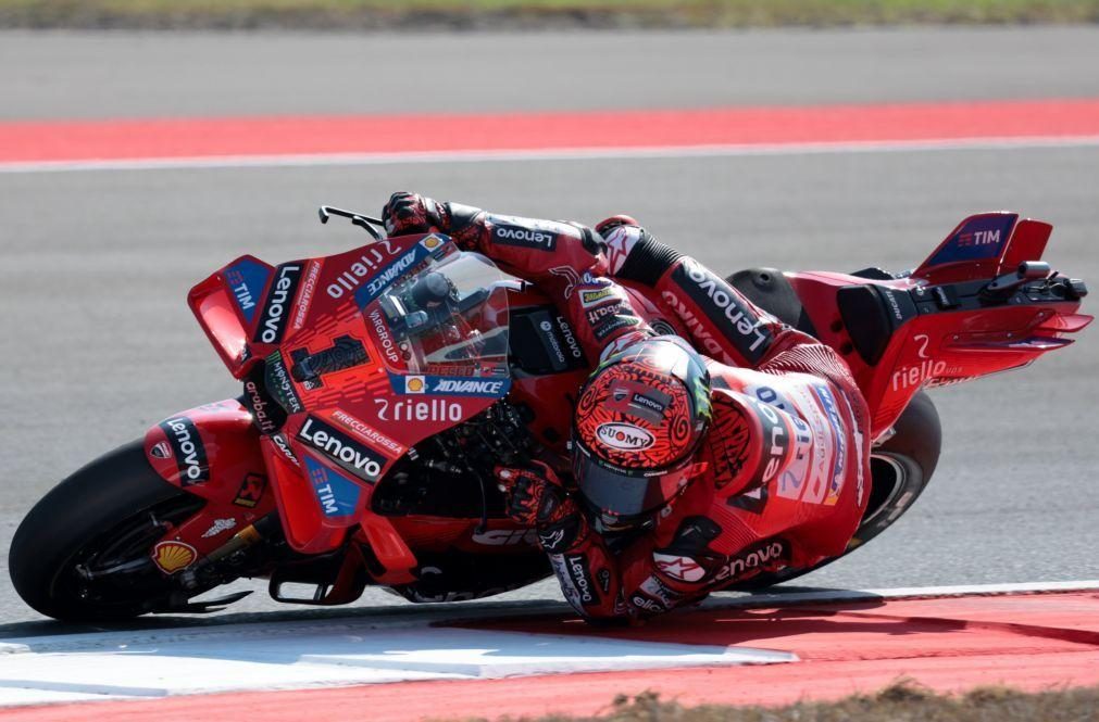 Bagnaia vence corrida 'sprint' de MotoGP na Indonésia e recupera terreno