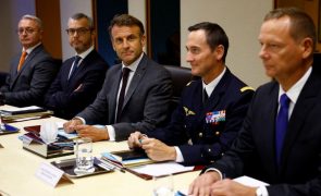 Macron diz que França mobilizou recursos militares contra Irão