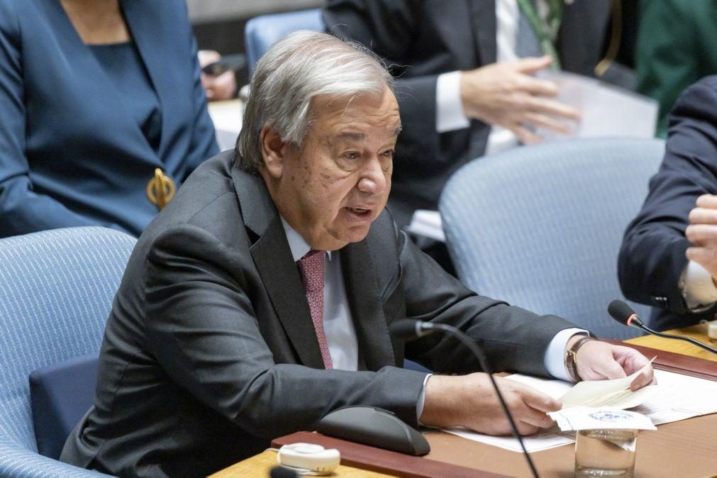 Guterres pede fim do 'derramamento de sangue' na Faixa de Gaza e no Líbano