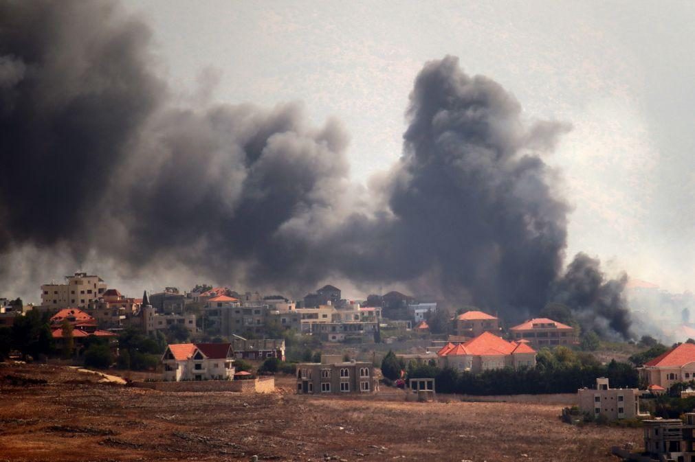 Israel lança novos ataques a sul de Beirute