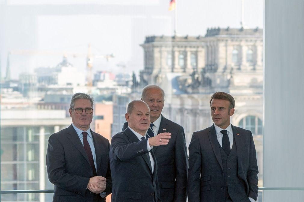 Biden, Macron, Scholz e Starmer querem 