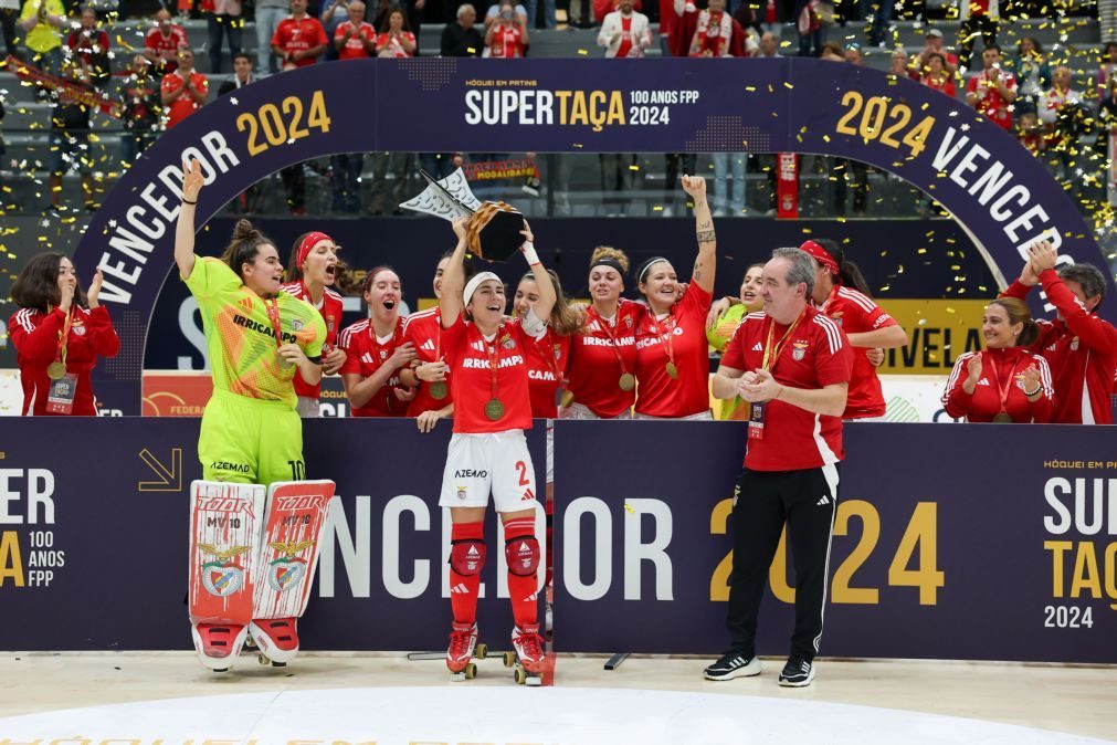 Benfica goleia Tojal para ganhar 11.ª Supertaça feminina de hóquei em patins