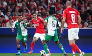 Benfica sofre perante Feyenoord a primeira derrota na Liga dos Campeões