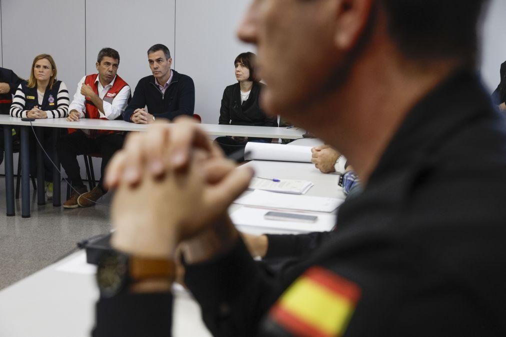 Governo espanhol garante toda a colaboração a Comunidade Valenciana devido ao temporal