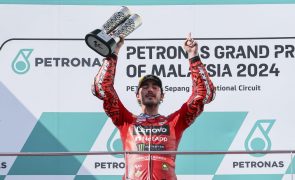 Francesco Bagnaia vence GP da Malásia de MotoGP e adia atribuição do título