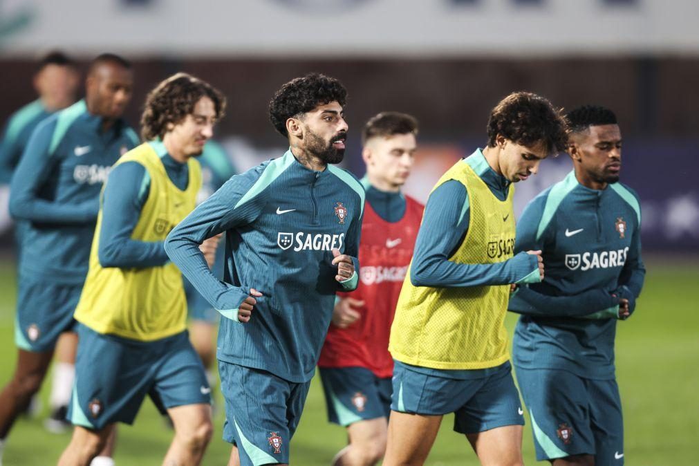 Portugal continua a preparar duelo com a Polónia para a Liga das Nações