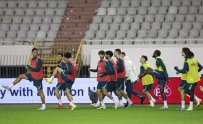 Portugal com todos disponíveis no último treino antes da Croácia