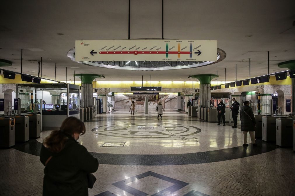 Trabalhadores do metro de Lisboa de greve em 3 e 10 de dezembro