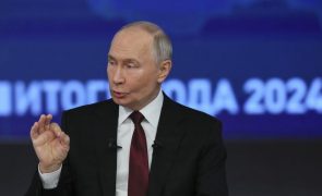 Presidente Putin admite preocupação com inflação elevada na Rússia