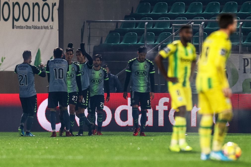 Vitória de Setúbal empata em Tondela e deixa último lugar da I Liga