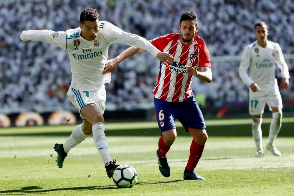 Real empata com Atlético e Barça fica mais primeiro