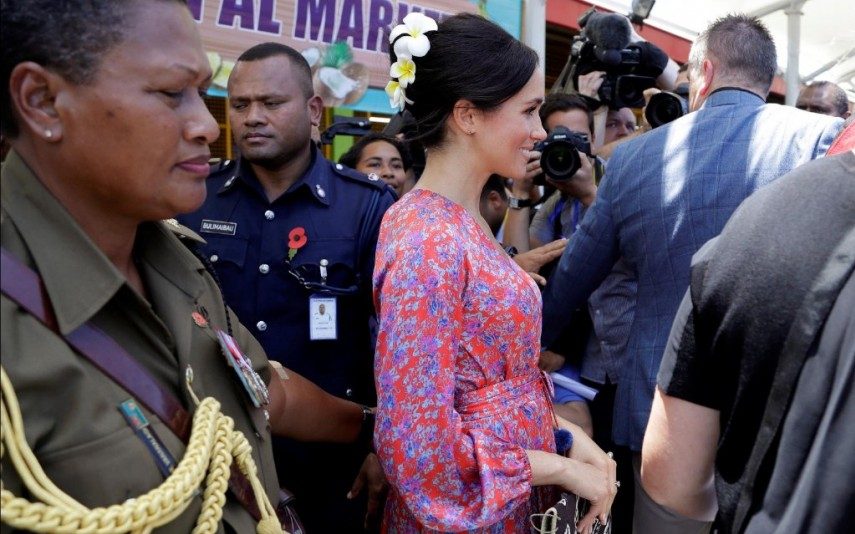 Grávida, Meghan Markle abandona evento à pressa