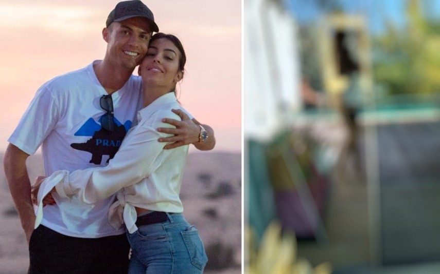 Georgina Rodriguez mostra (outra vez) o rabiosque sob o olhar atento de Cristiano Ronaldo