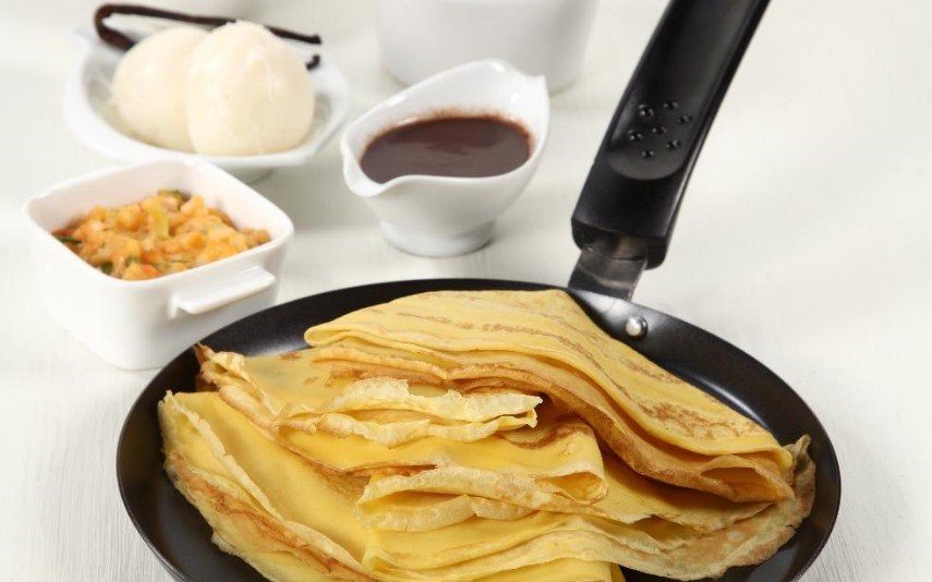 Receita de crepes para dias de chuva