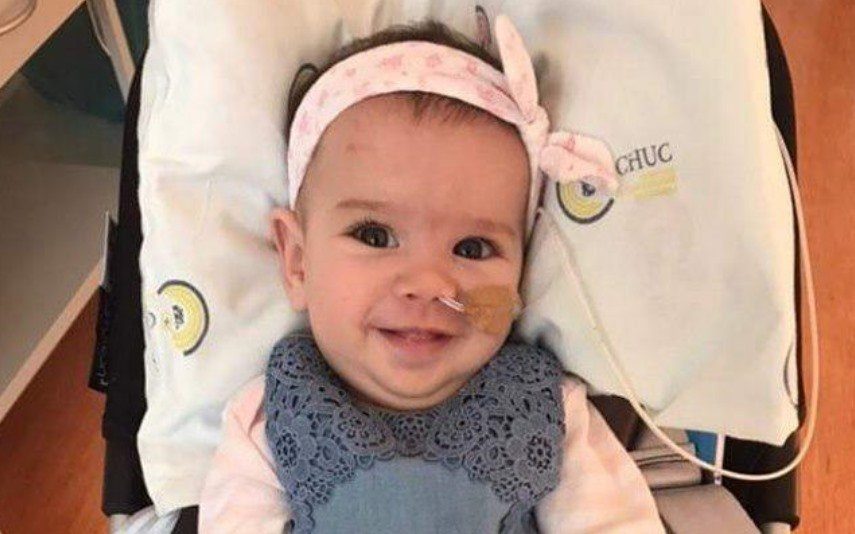 Noa A menina de um ano que sofre com a doença da bebé Matilde