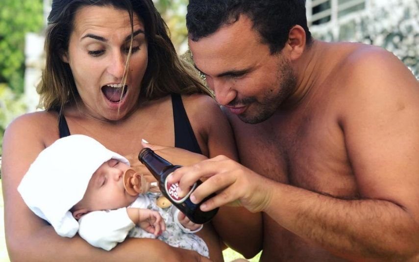 Laura Ferreira e Henrique Mano Ela assustada e ele feliz por a filha estar a seguir as suas pegadas