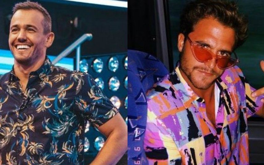 As camisas estampadas E os rostos masculinos bem conhecidos do nosso público que seguem a tendência