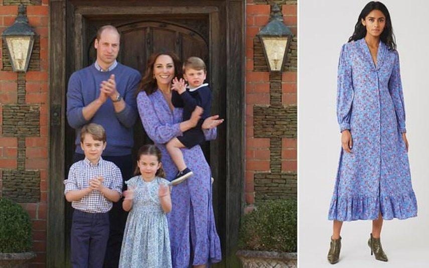 Kate O significado e a marca do vestido que usou para aplaudir profissionais de saúde