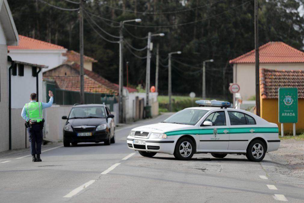 Mulher de 76 anos infetada com covid-19 detida na rua pela PSP de Ovar