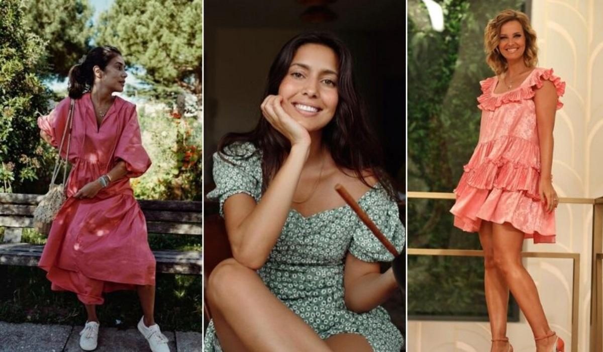 15 vestidos frescos e estilosos que conquistaram as famosas