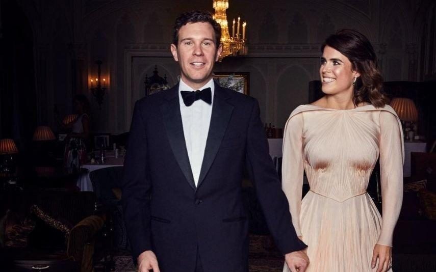 As imagens nunca antes vistas do casamento da princesa Eugenie com Jack Brooksbank