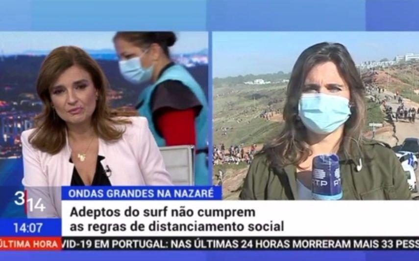 Empregada de limpeza da RTP interrompe noticiário em direto [vídeo]