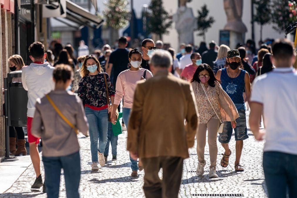 Índice de transmissibilidade (Rt) e incidência continuam a descer em Portugal