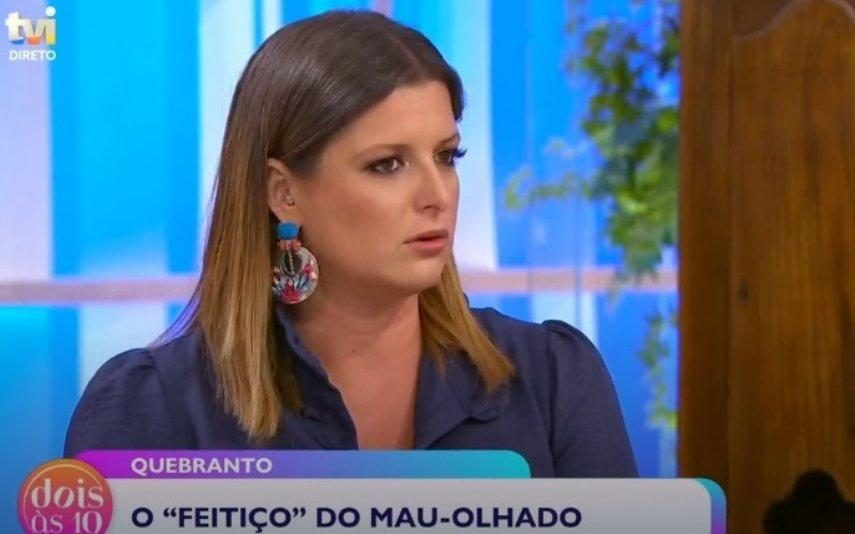 Maria Botelho Moniz descobre em direto que foi vítima de mau-olhado